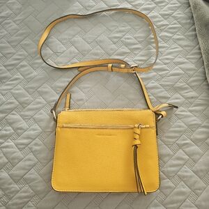 Vince Camuto Gold Yellow Crossbody Bag